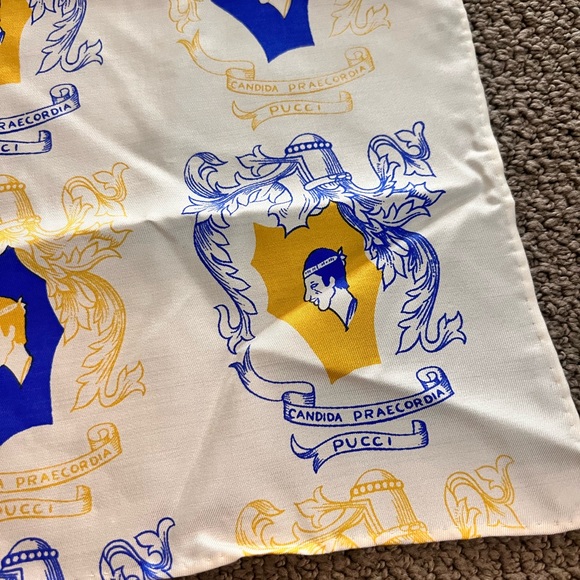 PUCCI scarf 16” square - Picture 2 of 3